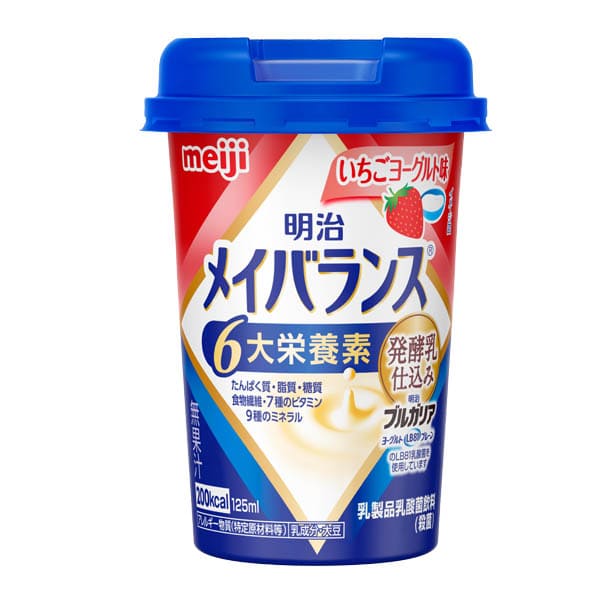 メイバランスMiniカップ　いちごヨーグルト味　125ml×24本