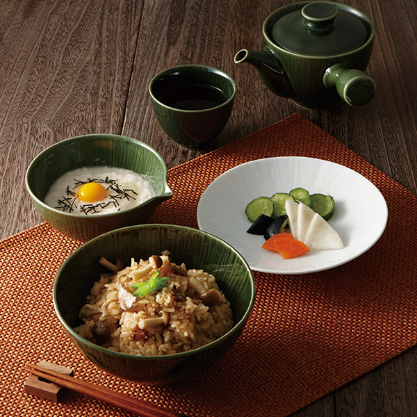 クリース片口小鉢(織部)