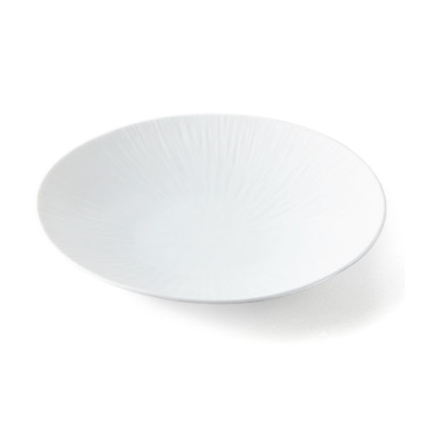 クリース25?pオーバルプレート(白磁)