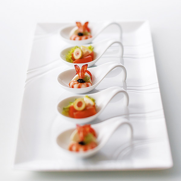 amuseスプーン小皿白磁