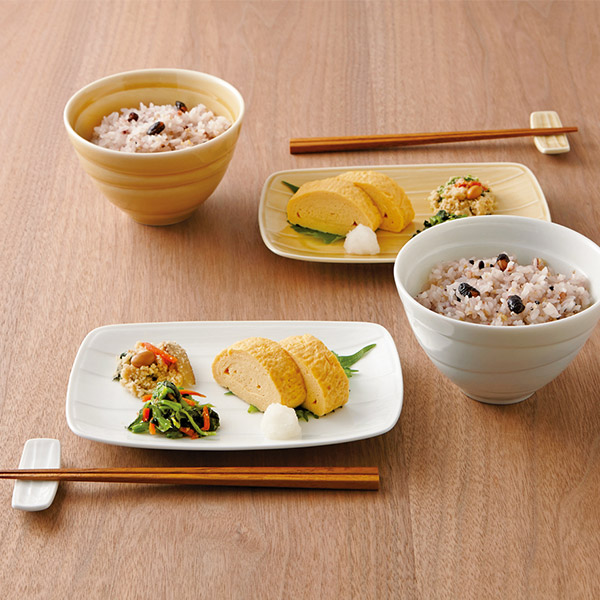 icue朝食プレート黄瀬戸