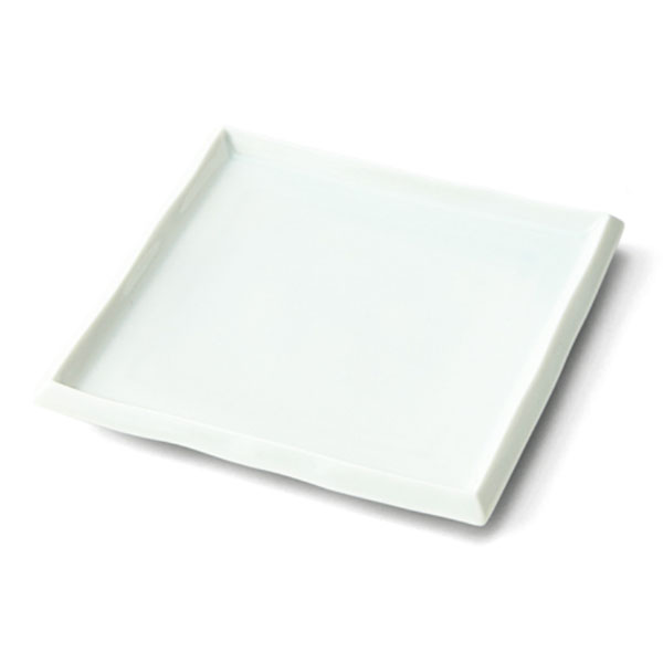 zen角銘々皿　青白磁