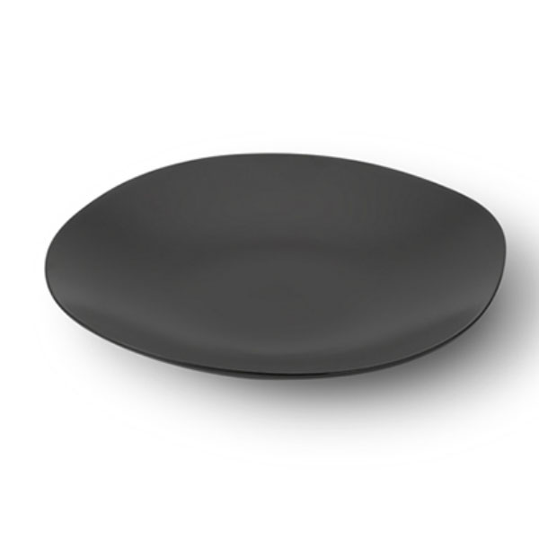 feuille23cmプレート　黒マット