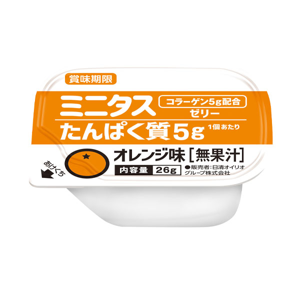 ミニタス たんぱく質ゼリー オレンジ味 26g×9個