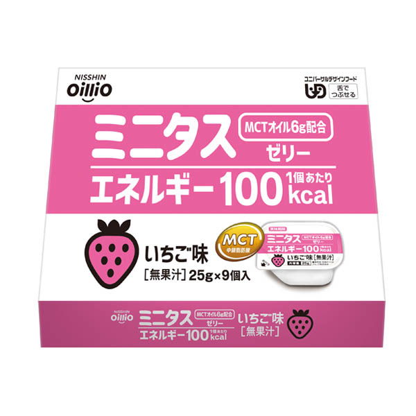ミニタス　エネルギーゼリーいちご味 25g×9個