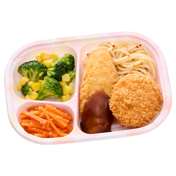 【冷凍】いきいき御膳mini 白身魚フライ＆コーンクリームコロッケ 150g