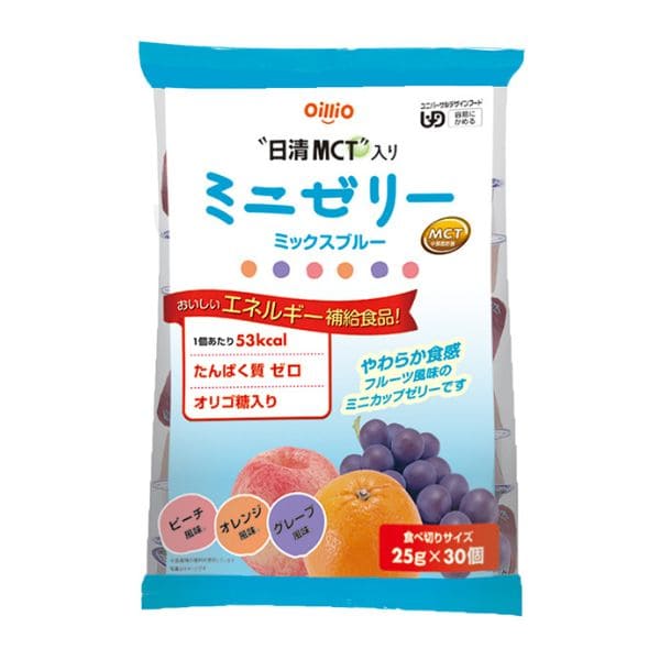 MCT入りミニゼリー ミックスブルー 25ｇ×3種×10