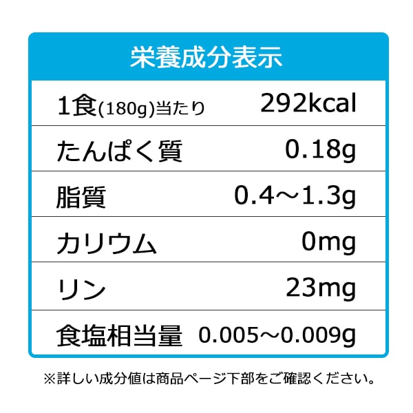 たんぱく質1/25越後ご飯タイプ 180g×20個