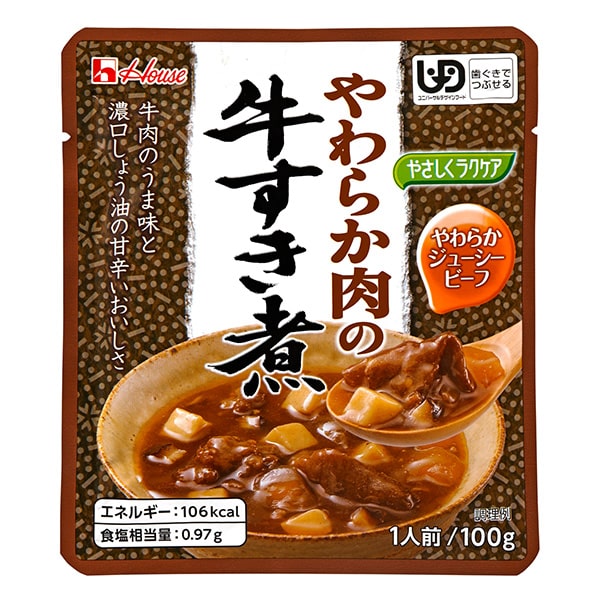 やさしくラクケア　やわらか肉の牛すき煮100g