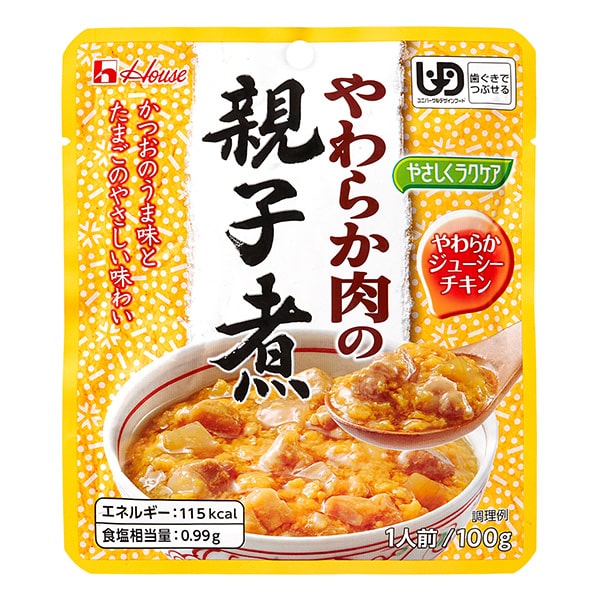 やさしくラクケア　やわらか肉の親子煮100g