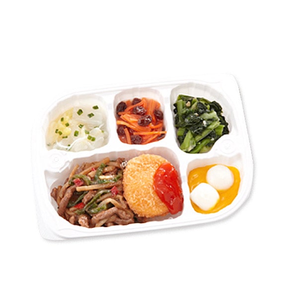 【冷凍】いきいき御膳 チンジャオロース＆クリームコロッケ 235ｇ