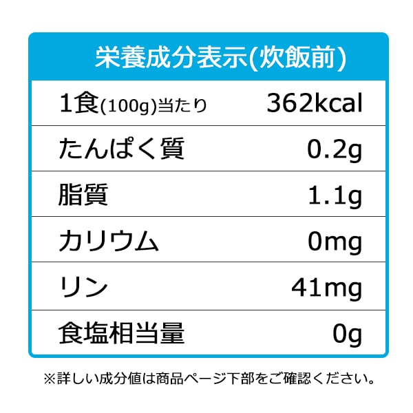 たんぱく質調整米 真粒米1/25 3Kg