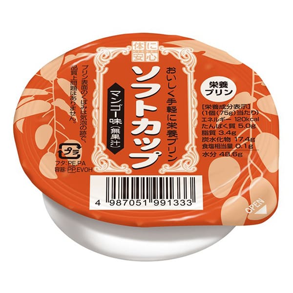 ソフトカップ　マンゴー　75g×6個