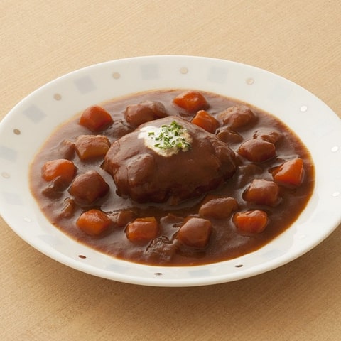 やさしい献立　区分1　Ｙ1-8　煮込みハンバーグ　100ｇ×6袋