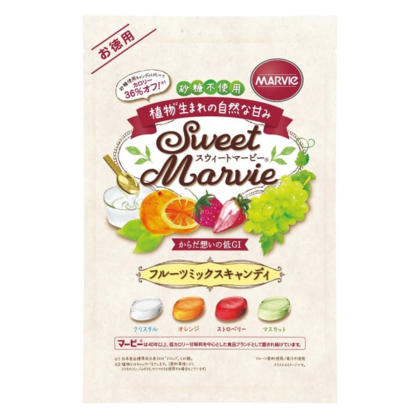 スウィートマービー フルーツミックスキャンディ-低カロリー飴