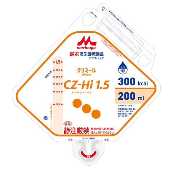 CZ-Hi1.5（シーゼット・ハイ）アセプバッグ 300kcal　200ml×20個