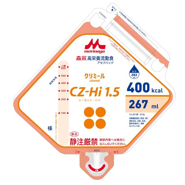 CZ-Hi1.5（シーゼット・ハイ）アセプバッグ 400kcal　267ml×16個
