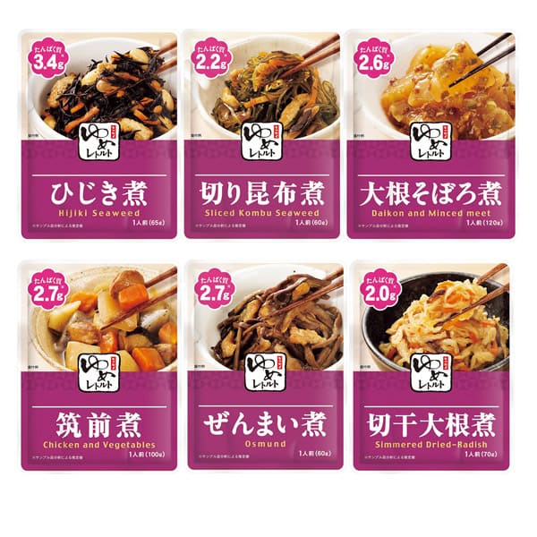 ゆめレトルト 副菜 6種セット