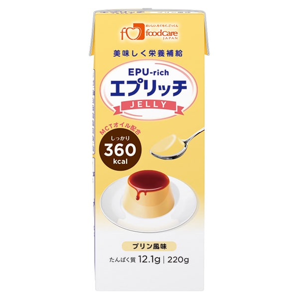 エプリッチゼリー プリン味 220g