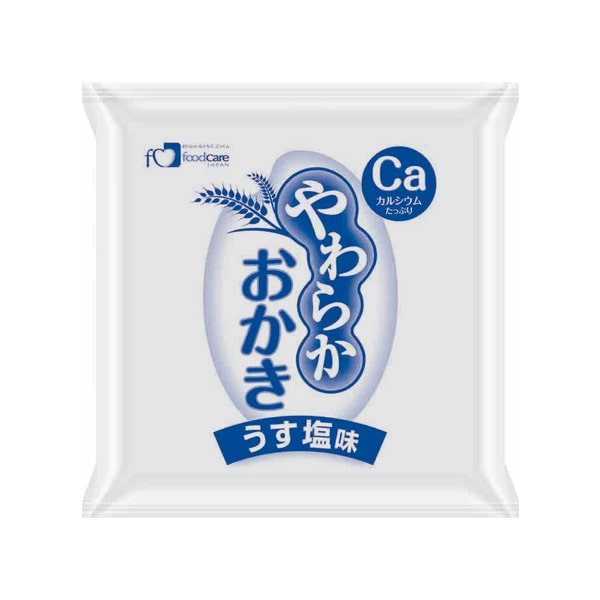 やわらかおかき うす塩味 7ｇ×8パック