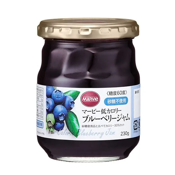 マービー低カロリー ブルーベリージャム 220g
