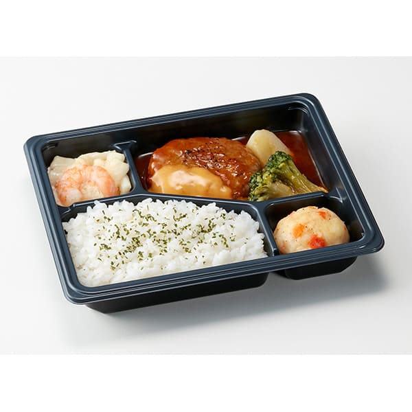 【冷凍介護食】摂食回復支援食あいーと チーズハンバーグ弁当 300g