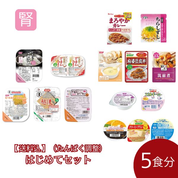 【送料無料】はじめてセット(たんぱく調整)