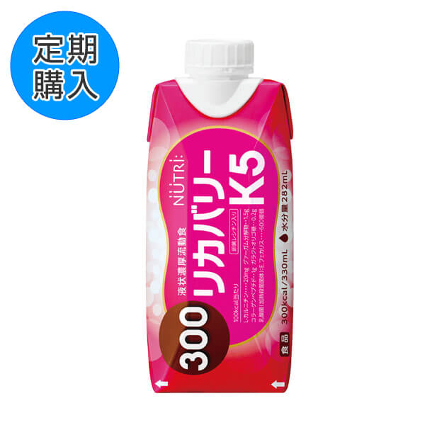 【定期購入】リカバリーK5 300kcal　330mL×18本