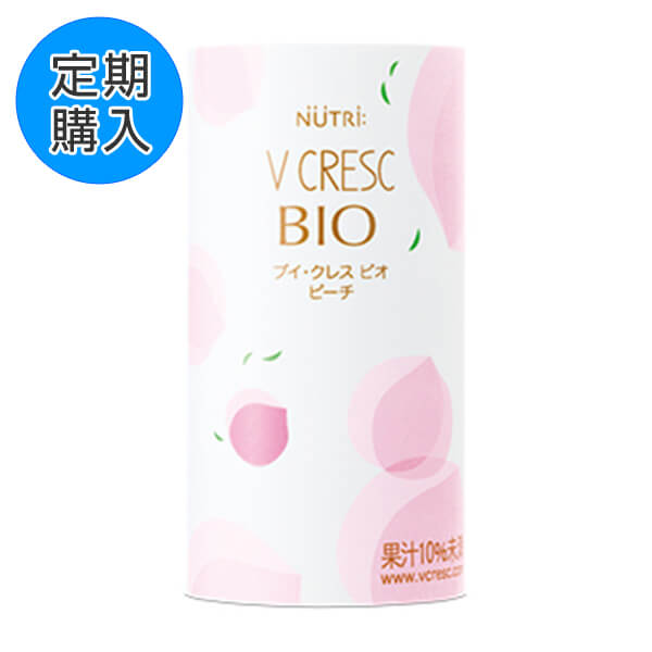 【定期購入】ブイ・クレス BIO ピーチ 125ml×30本