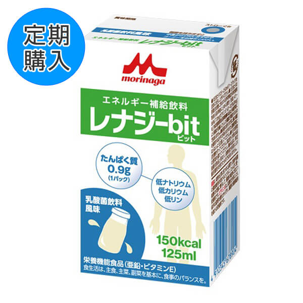 【定期購入】レナジーbit（ビット） 乳酸菌飲料風味　125ml×24本