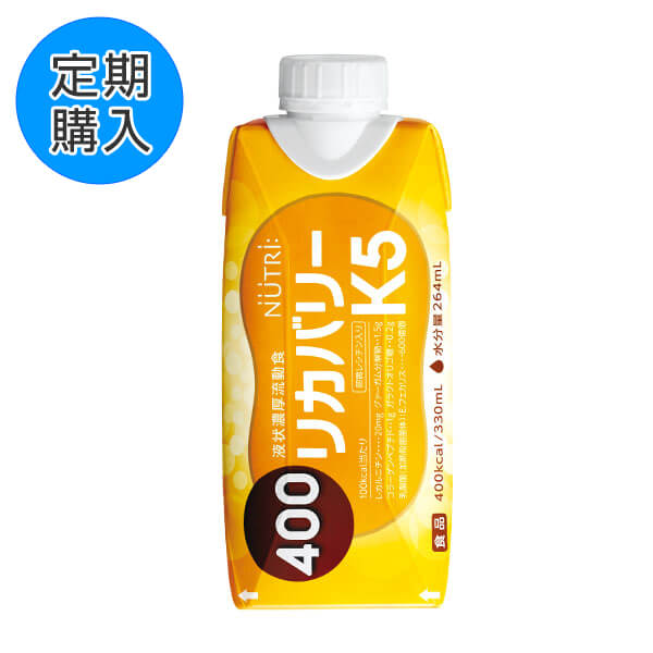 【定期購入】リカバリーK5 400kcal　330mL×18本