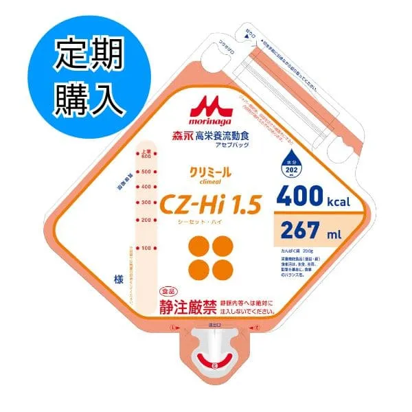 【定期購入】CZ-Hi1.5（シーゼット・ハイ）アセプバッグ 400kcal　267ml×16個