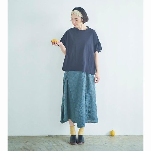 ツムグ tumugu:  ギンガムチェックリネンスカート 楽天市場】【セール40％】TUTIE ツチエ ギンガムチェックリネン