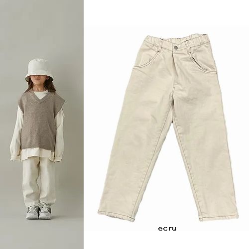 125サイズ　mounten. マウンテン　パンツ　ジーンズ　ジーパン　ズボン 2024秋冬】MOUN TEN.【マウンテン】wide taperd jeans ワイド