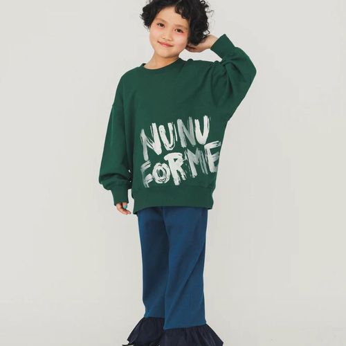 nunuforme【ヌヌフォルム】新品未使用2025SSコラボT 2025秋冬】nunuforme【ヌヌフォルム】nunuforme袖プリント 長袖T