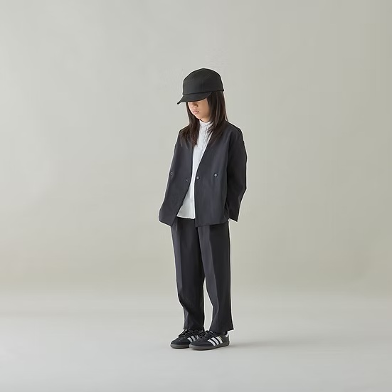 スーツ上下2点セット stretch nylon jacket + 1tuck pants【セレモニー