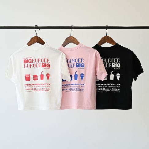 SALE【30％OFF/セール】【2026春夏】GENERATOR【ジェネレーター】BIG BURGER Tシャツ（3色）（110～160/3サイズ）906415