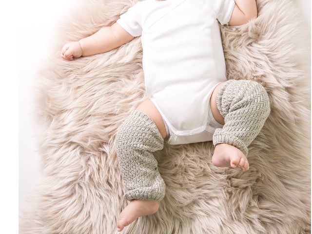 春夏 Mimi Poupons ミミプポン 100 シルク ベビーレッグウォーマー Ubu For Baby 4色 Ubu002