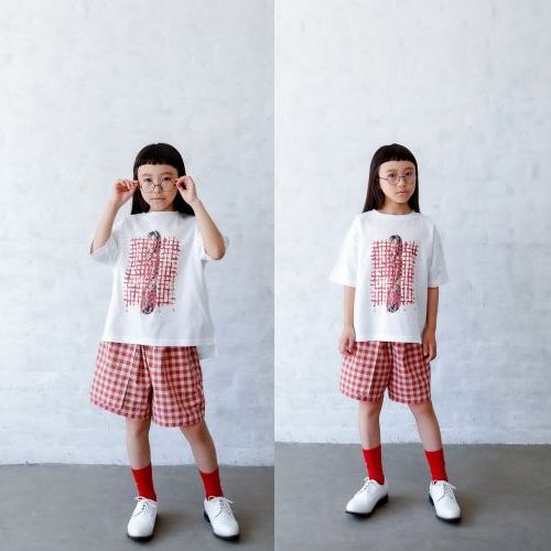 SALE【50％OFF/セール】【2023春夏】michirico【ミチリコ】コラボT michirico×goma（90～150/5サイズ）mr23ss-05