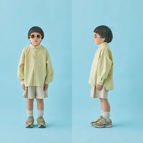 24NEW/通年】MOUN TEN.【マウンテン】stretch typewhiter wide shirt