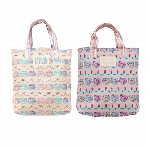 【通年】fafa【フェフェ】SADIE | ミニレッスントートバッグ ［ケーキ／ティーカップ/スワン］（6色） 6115-200［セール対象外］