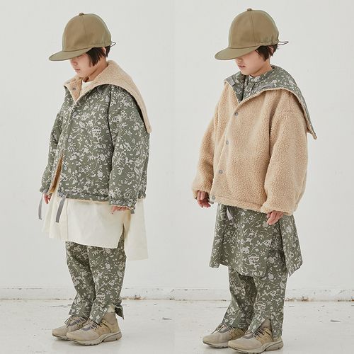 2022秋冬】MOUN TEN.【マウンテン】leaf camo x boa sailor