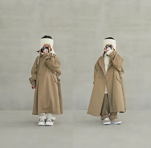 2023秋冬】MOUN TEN.【マウンテン】stretch twill over coat オーバー  