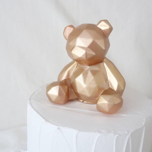 クマさんケーキデコレーション ハンドメイド  飾り付け