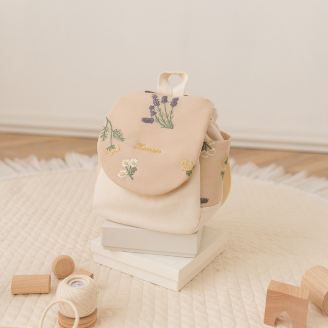 名入れ】世界にひとつのベビーリュック ボタニカガーデン ハンドメイド