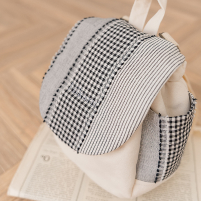 名入れ】世界にひとつのベビーリュック ミックスライン ハンドメイド