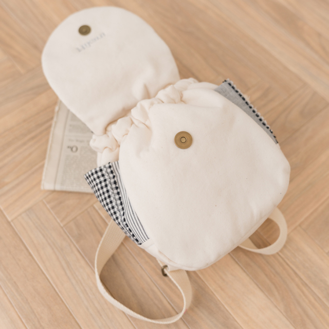 名入れ】世界にひとつのベビーリュック ミックスライン ハンドメイド