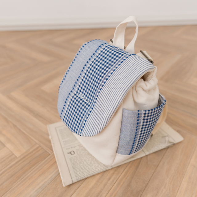 名入れ】世界にひとつのベビーリュック ミックスライン ハンドメイド