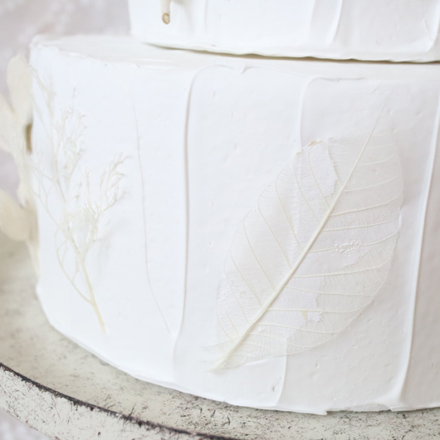 PURE WHITE FLOWERS]クレイケーキ【1type】ピュアホワイトフラワーズ