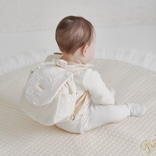 GERBERA DAISY]世界にひとつの名入れベビーリュック【1colors